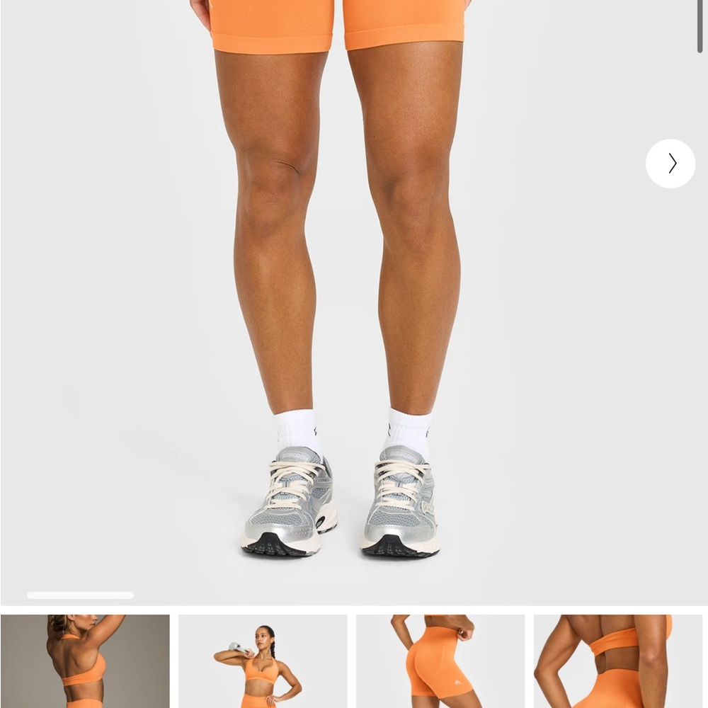 Oner Active Women's Bright Orange Bike Shorts
